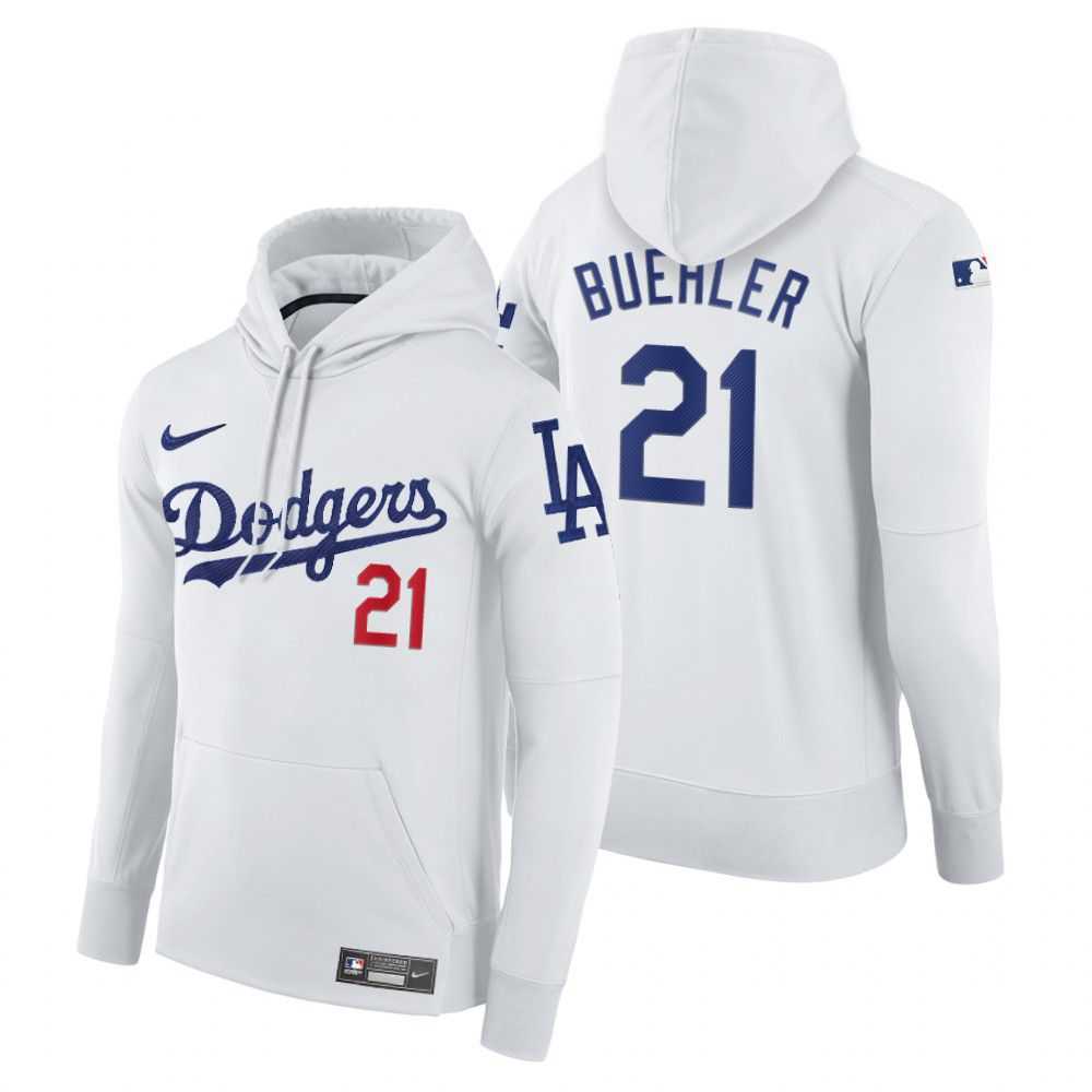 Men Los Angeles Dodgers 21 Buehler white home hoodie 2021 MLB Nike Jerseys Men Los Angeles Dodgers 21 Buehler white home hoodie 2021 MLB Nike Jerseys